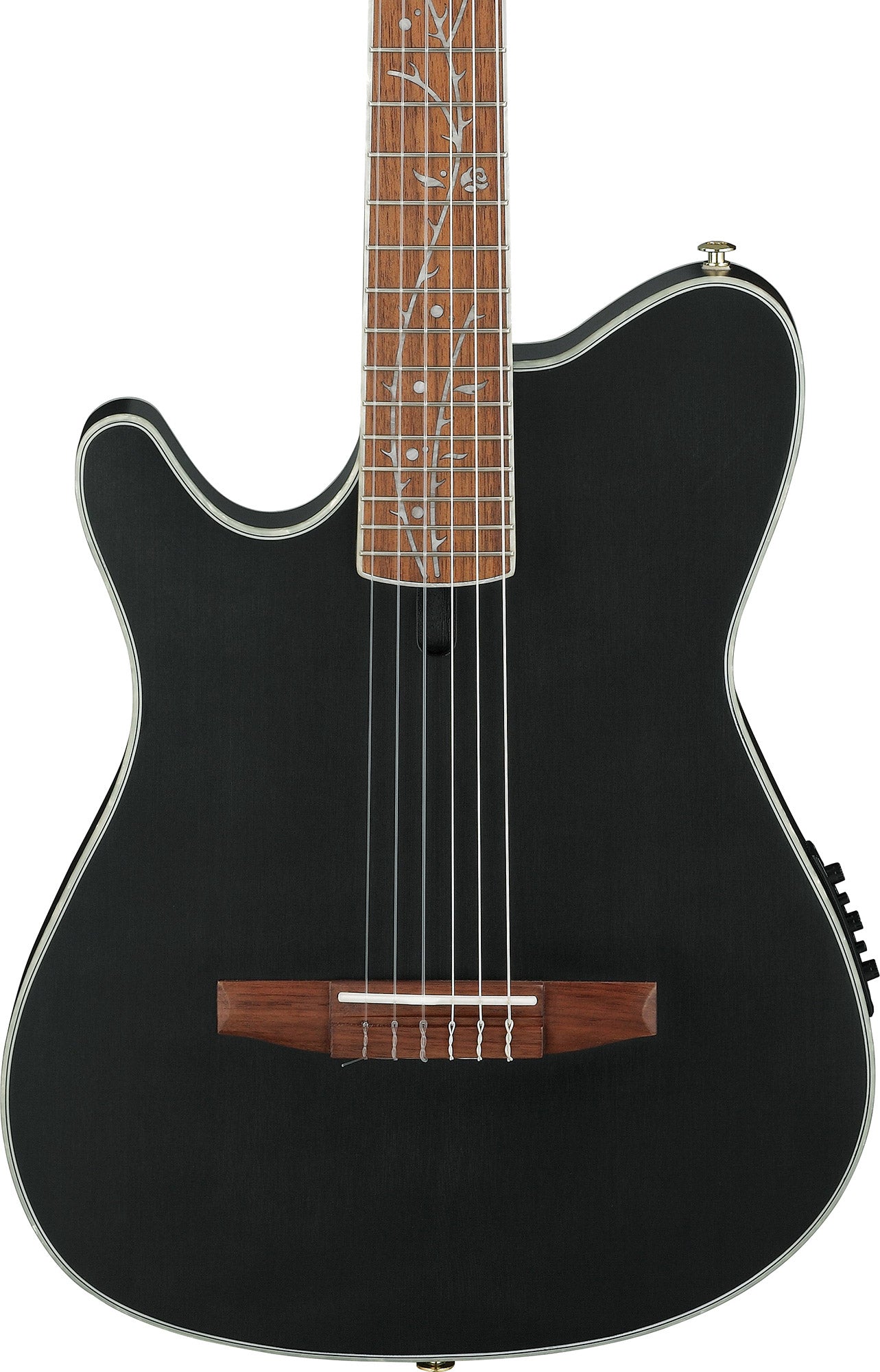 Ibanez TOD10NL Tim Henson Signature Left-Handed Nylon Acoustic-Electric Guitar - Transparent Black Flat