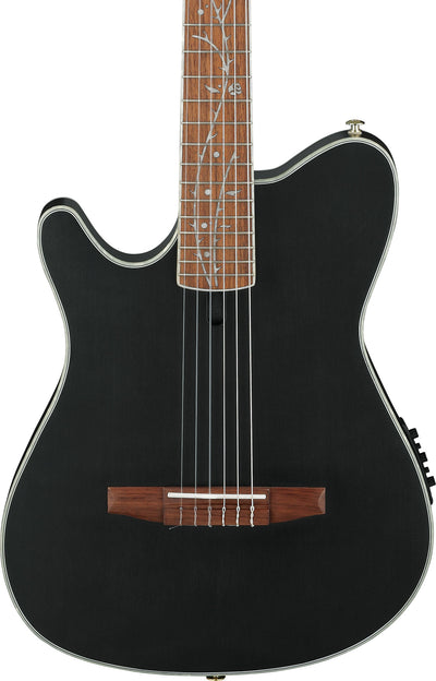 Ibanez TOD10NL Tim Henson Signature Left-Handed Nylon Acoustic-Electric Guitar - Transparent Black Flat