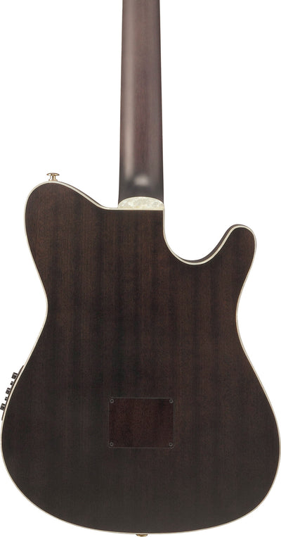 Ibanez TOD10NL Tim Henson Signature Left-Handed Nylon Acoustic-Electric Guitar - Transparent Black Flat