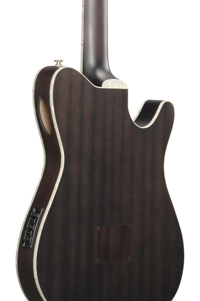 Ibanez TOD10NL Tim Henson Signature Left-Handed Nylon Acoustic-Electric Guitar - Transparent Black Flat