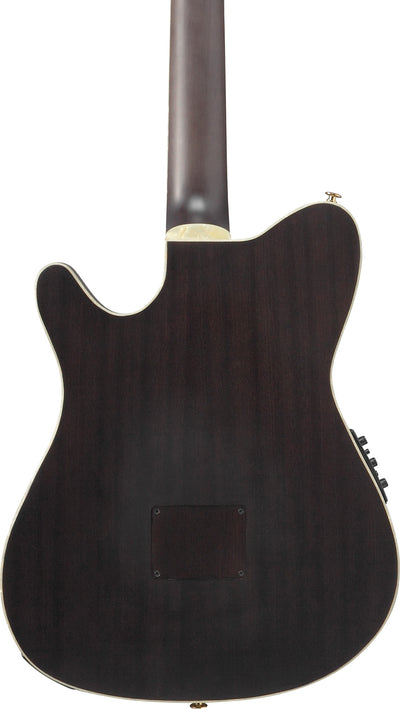 Ibanez TOD10N Tim Henson Nylon Acoustic-Electric Guitar - Transparent Black Flat w/ Gig Bag
