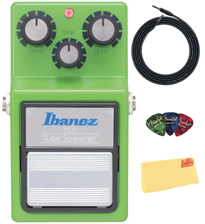 Ibanez TS9 Tube Screamer Overdrive Pedal w/ Patch Cable