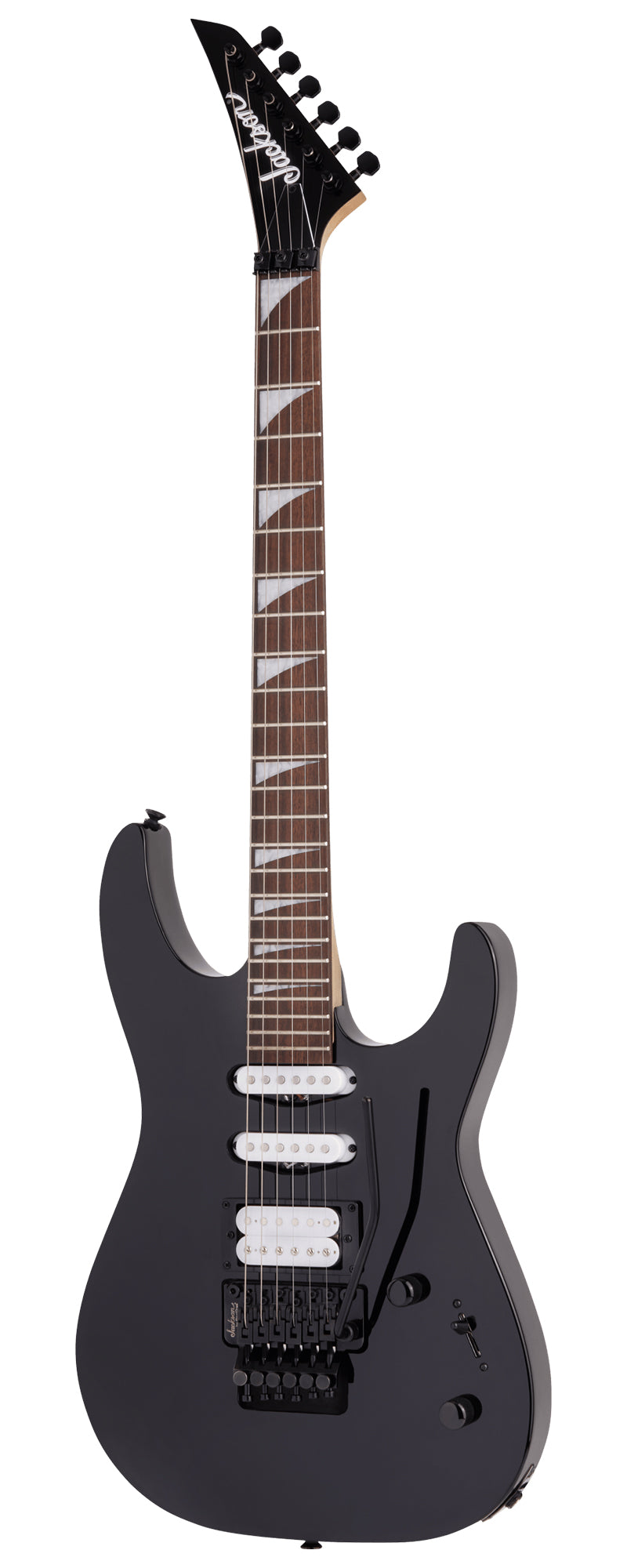 Jackson X Series Dinky DK3XR HSS Electric Guitar - Gloss Black w/ Instrument Cable