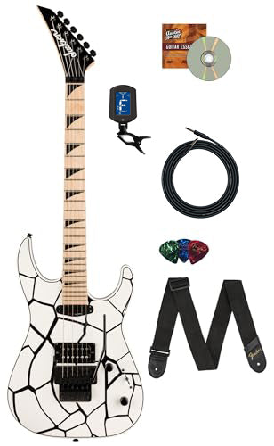 Jackson X Series Dinky DK1A Electric Guitar - White Tortoise w/ Instrument Cable