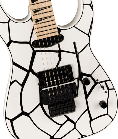 Jackson X Series Dinky DK1A Electric Guitar - White Tortoise w/ Instrument Cable