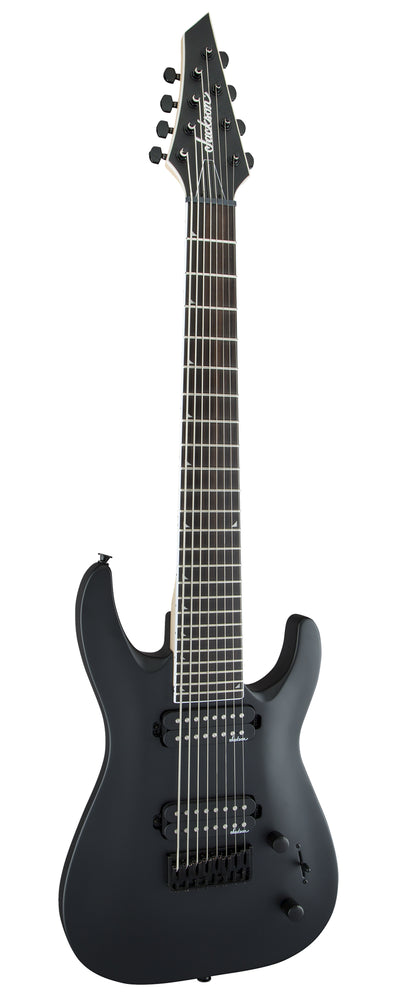 Jackson JS Series Dinky Arch Top JS32-8 DKA HT 8-String Electric Guitar - Satin Black w/ Instrument Cable