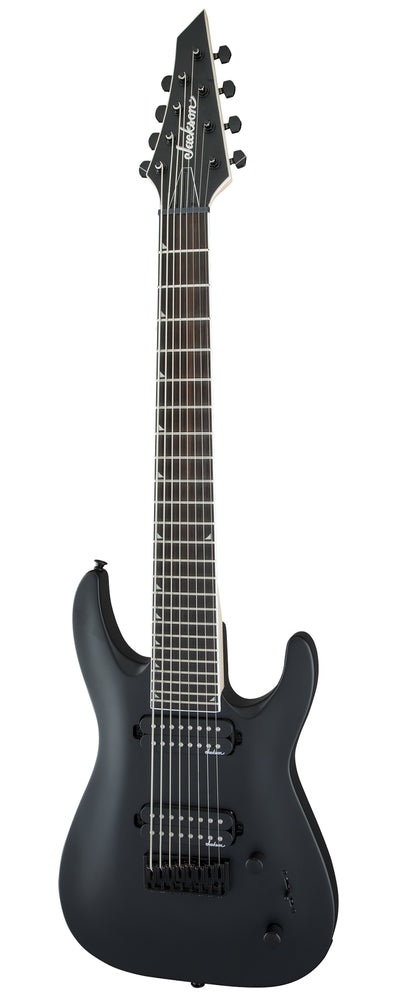 Jackson JS Series Dinky Arch Top JS32-8 DKA HT 8-String Electric Guitar - Satin Black w/ Instrument Cable