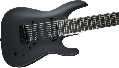 Jackson JS Series Dinky Arch Top JS32-8 DKA HT 8-String Electric Guitar - Satin Black w/ Instrument Cable