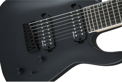 Jackson JS Series Dinky Arch Top JS32-8 DKA HT 8-String Electric Guitar - Satin Black w/ Instrument Cable
