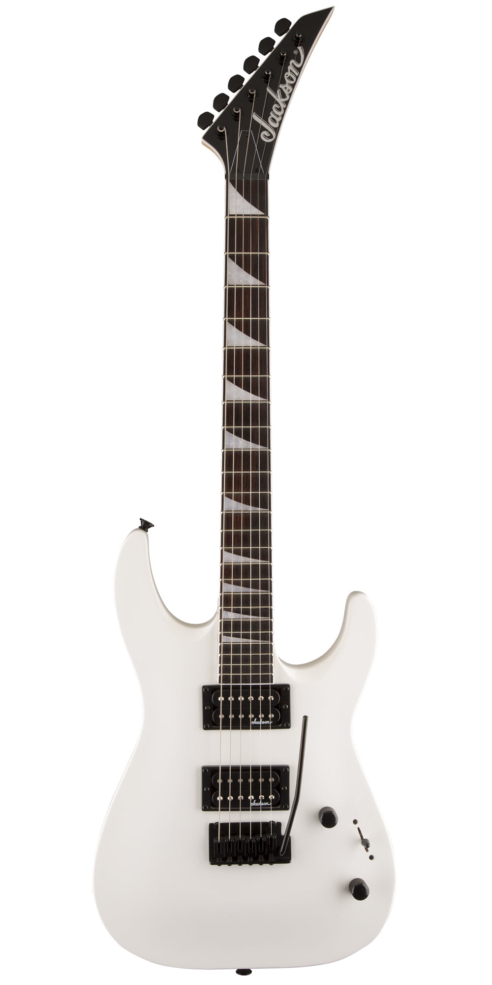 Jackson JS Series Dinky Arch Top JS22 DKA Electric Guitar - Snow White w/ Instrument Cable