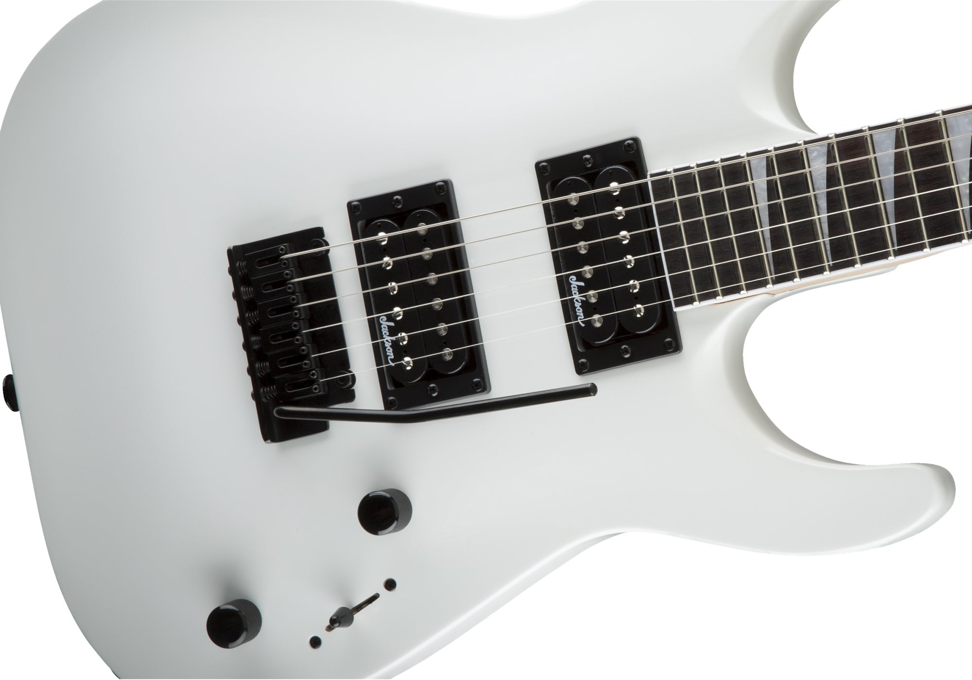 Jackson JS Series Dinky Arch Top JS22 DKA Electric Guitar - Snow White w/ Instrument Cable