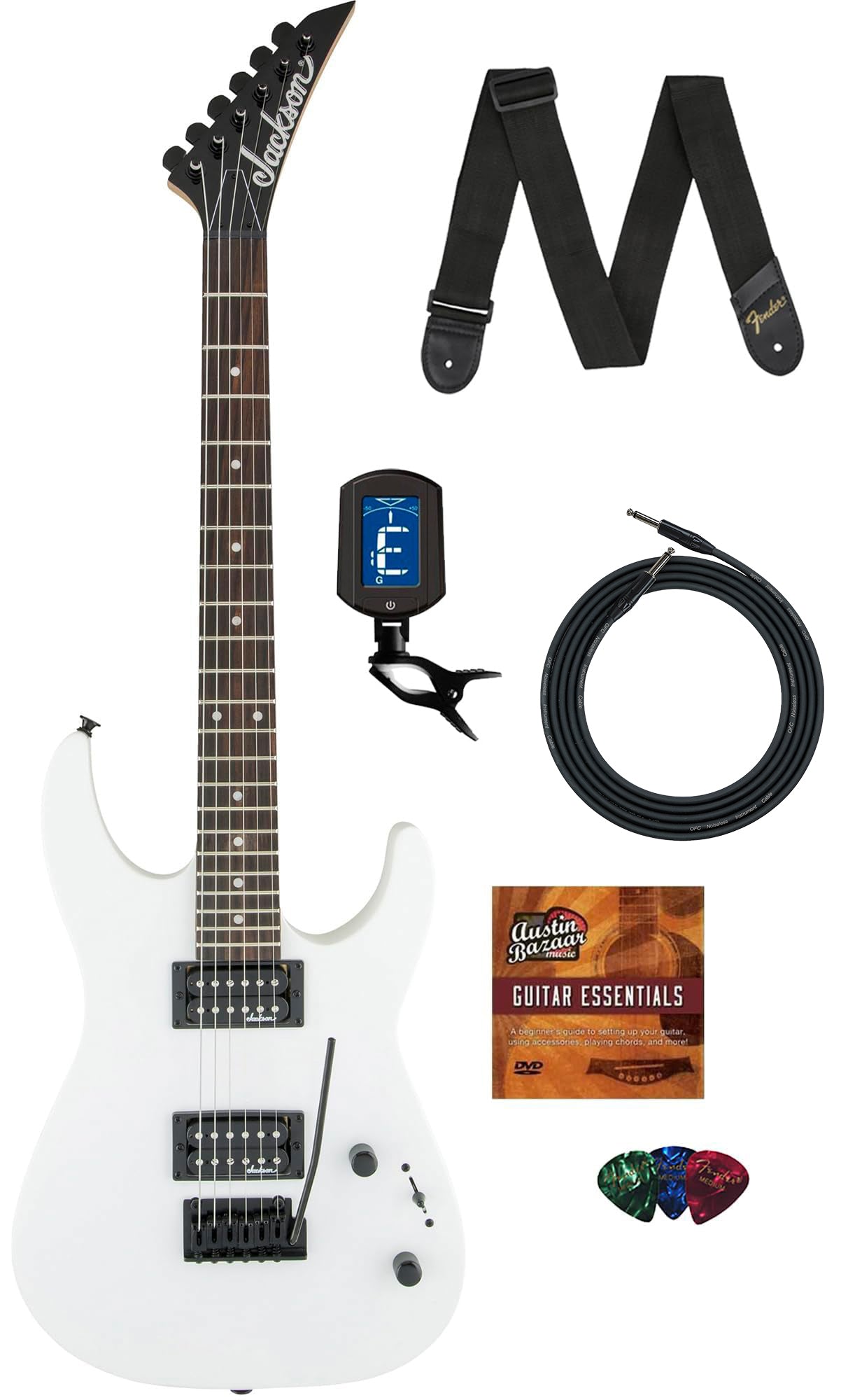 Jackson JS11 Dinky Electric Guitar - Snow White – Austin Bazaar