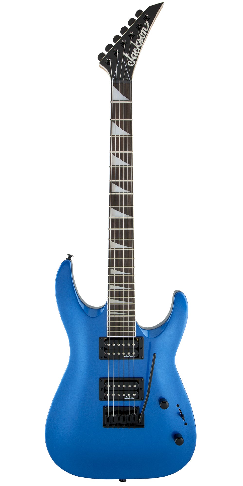 Jackson JS Series Dinky Arch Top JS22 DKA Electric Guitar - Metallic Blue w/ Instrument Cable