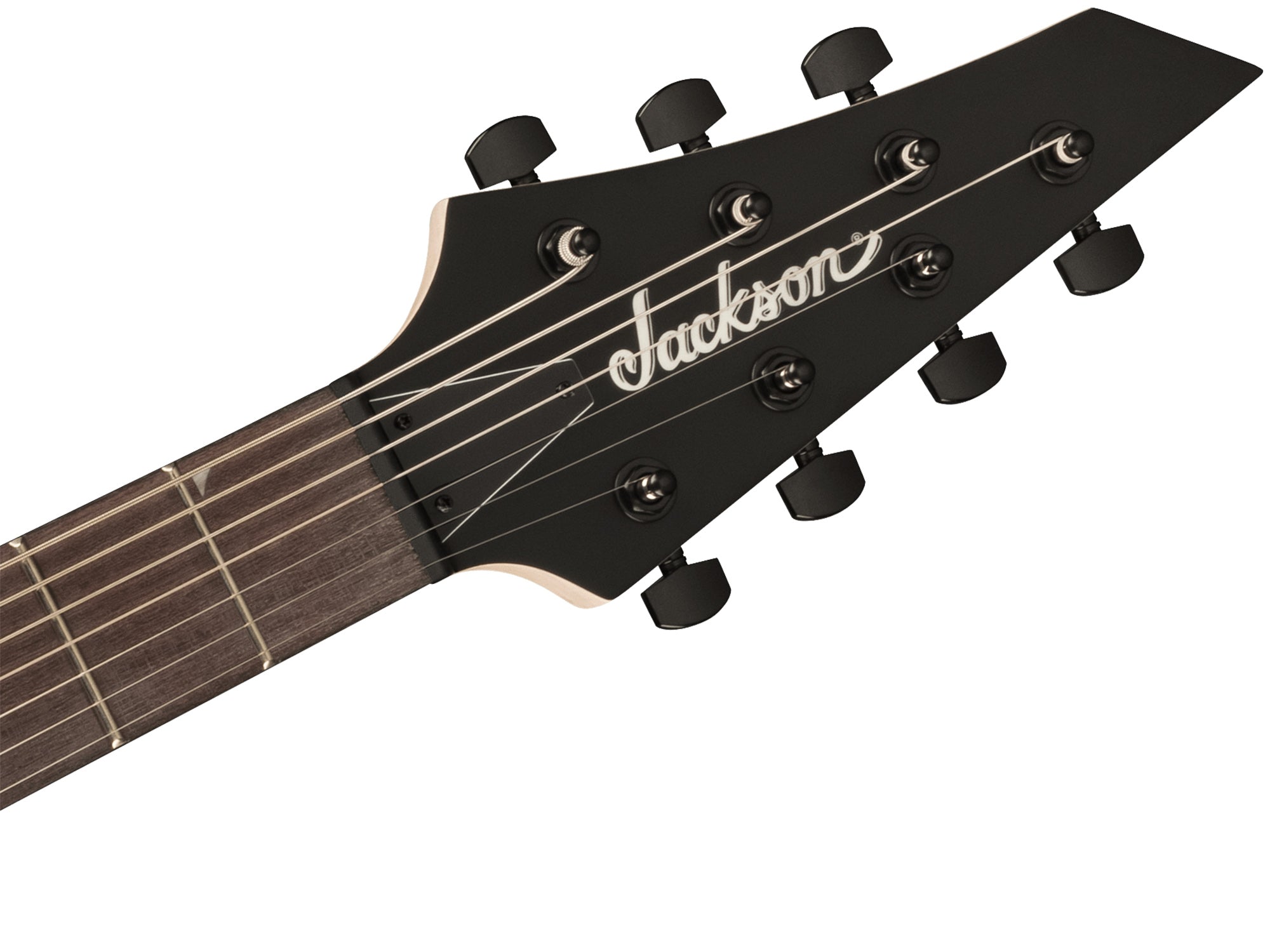 Jackson King V JS22-7 KV HT 7-String Electric Guitar - Satin Black w/ Instrument Cable
