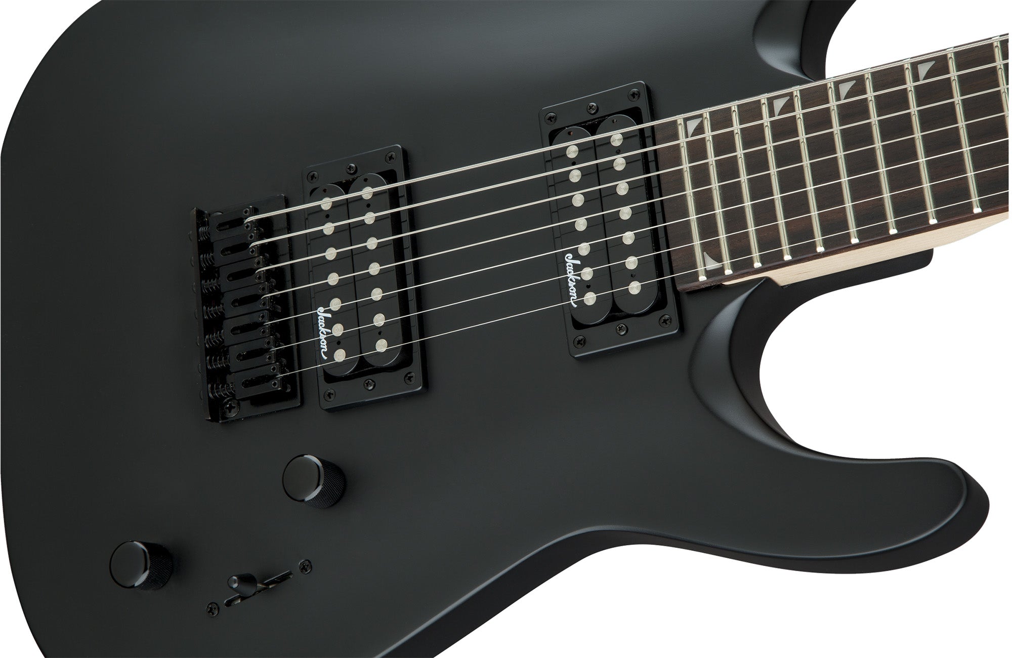 Jackson JS22-7 DKA HT Dinky Arch Top Electric Guitar - Satin Black