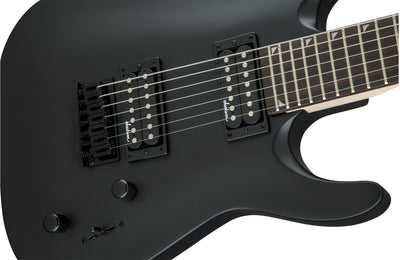 Jackson JS Series Dinky Arch Top JS22-7 DKA HT Electric Guitar - Satin Black w/ Instrument Cable