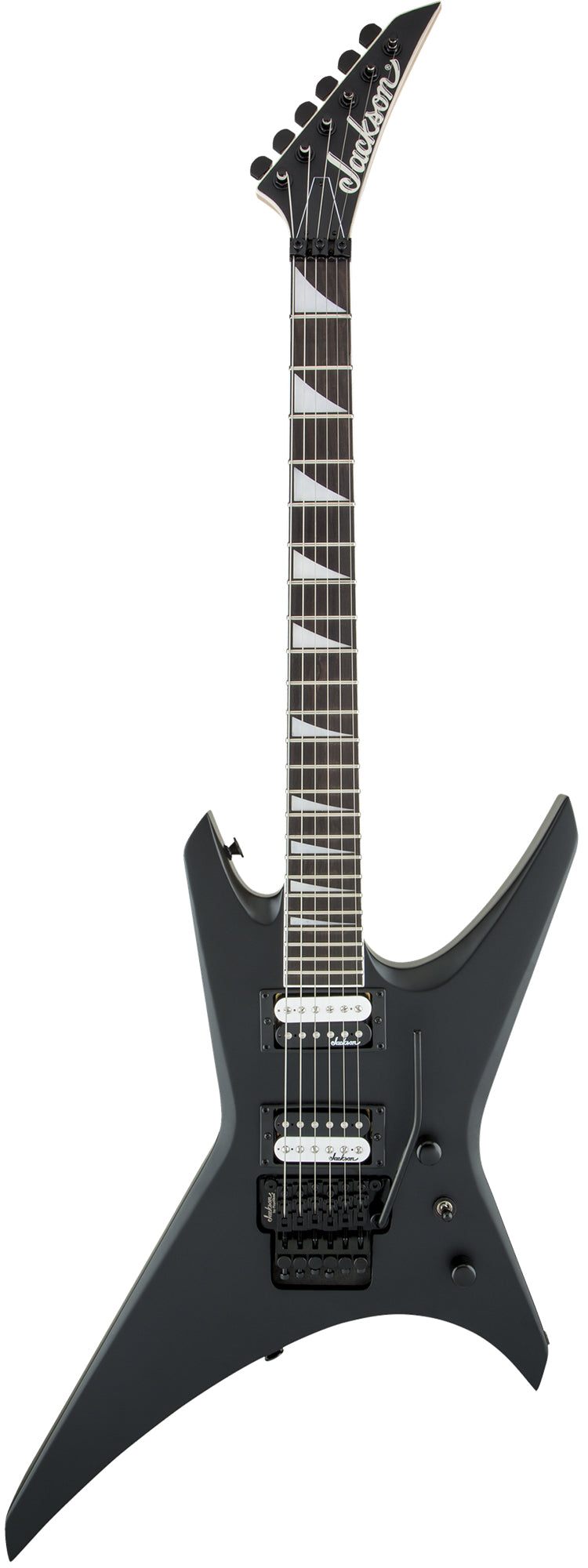 Jackson Warrior JS32 Electric Guitar - Satin Black w/ Instrument Cable