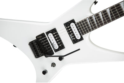 Jackson JS Series Warrior JS32 Electric Guitar - Snow White w/ Instrument Cable