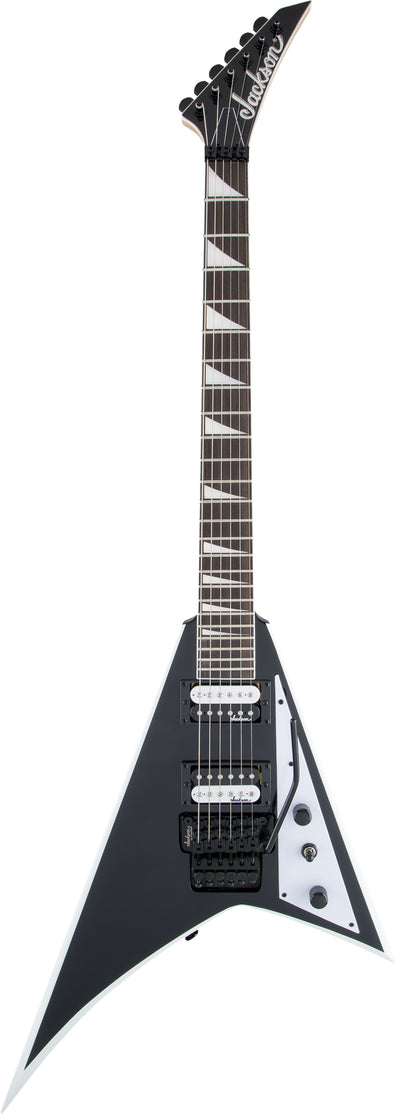 Jackson JS Series Rhoads JS32 Electric Guitar - Black with White Bevels