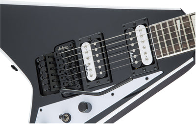 Jackson JS Series Rhoads JS32 Electric Guitar - Black with White Bevels