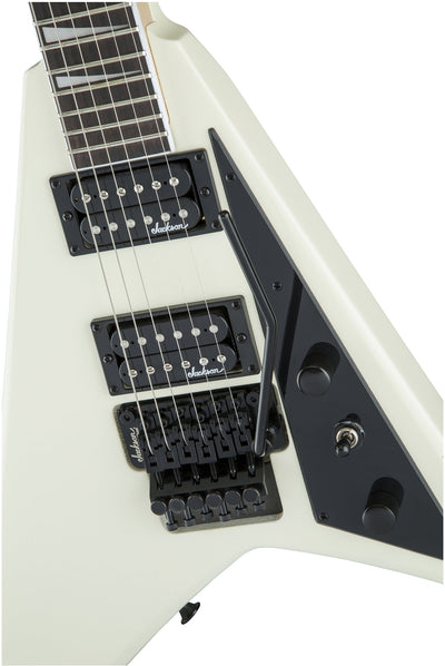 Jackson Rhoads JS32 Electric Guitar - Ivory w/ Instrument Cable