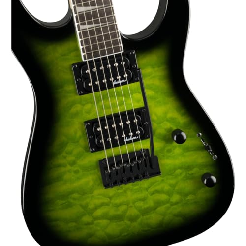 Jackson Dinky JS20 DKQ 2PT Electric Guitar - Transparent Green