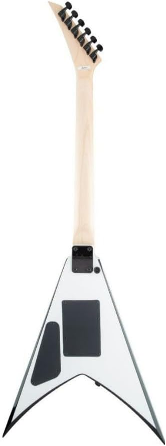 Jackson JS32 King V Electric Guitar - White with Black Bevels