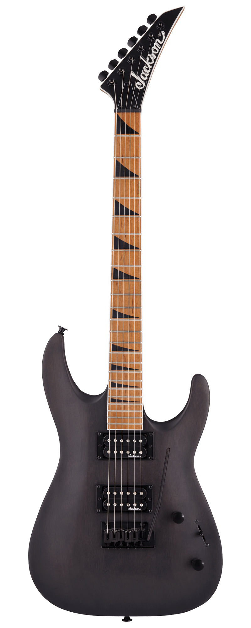 Jackson JS Series Dinky Arch Top JS24 DKAM Electric Guitar - Black Stain w/ Instrument Cable
