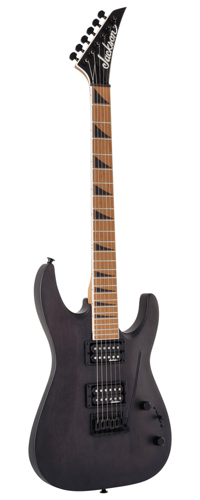 Jackson JS Series Dinky Arch Top JS24 DKAM Electric Guitar - Black Stain w/ Instrument Cable