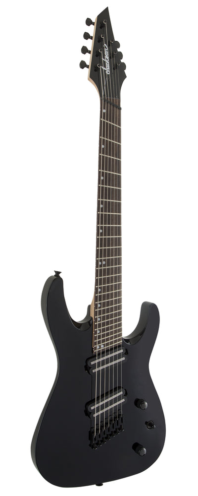 Jackson X Series Dinky Arch Top DKAF7 MS Electric Guitar - Gloss Black w/ Instrument Cable
