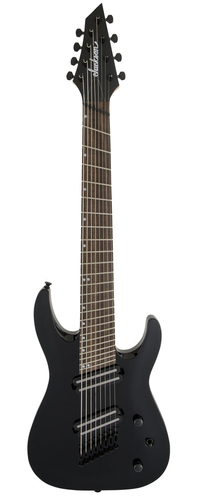 Jackson X Series Dinky Arch Top DKAF8 MS Electric Guitar - Gloss Black w/ Instrument Cable