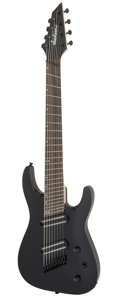 Jackson X Series Dinky Arch Top DKAF8 MS Electric Guitar - Gloss Black w/ Instrument Cable