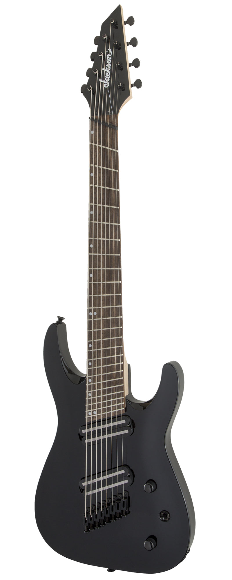 Jackson X Series Dinky Arch Top DKAF8 MS Electric Guitar - Gloss Black w/ Instrument Cable