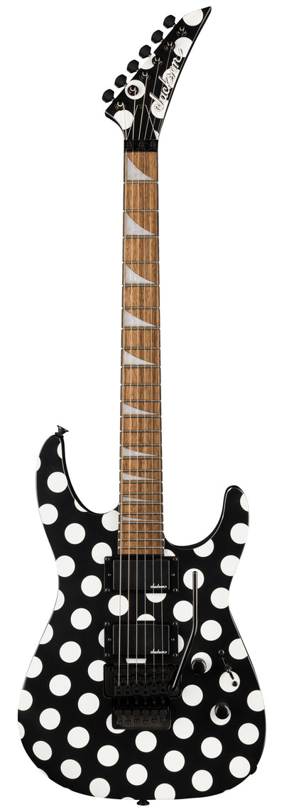 Jackson X Series Soloist SLX DX Electric Guitar - Polka Dot w/ Instrument Cable