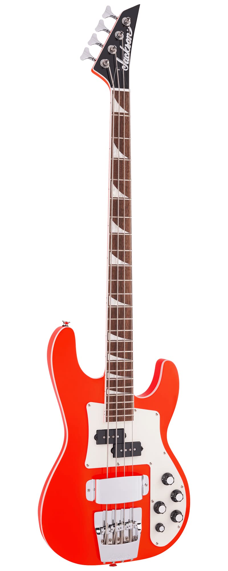 Jackson X Series Concert Bass CBXNT DX IV Bass Guitar - Rocket Red w/ Instrument Cable, Strap, Tuner, Picks, and Austin Bazaar Instructional DVD