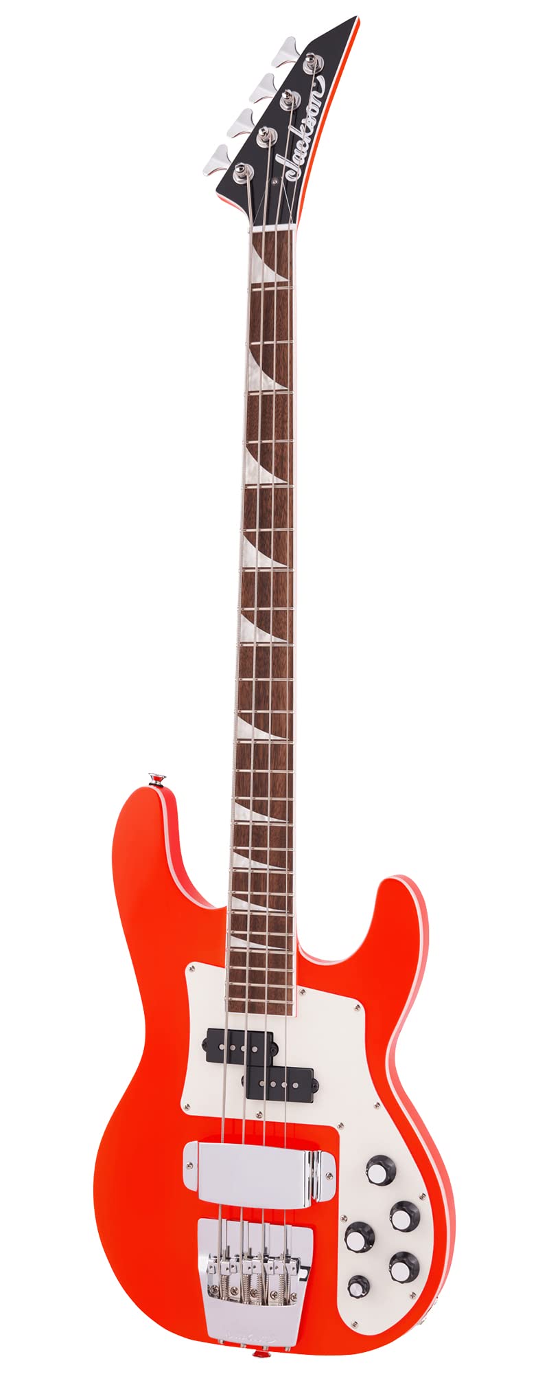 Jackson X Series Concert Bass CBXNT DX IV Bass Guitar - Rocket Red w/ Instrument Cable, Strap, Tuner, Picks, and Austin Bazaar Instructional DVD