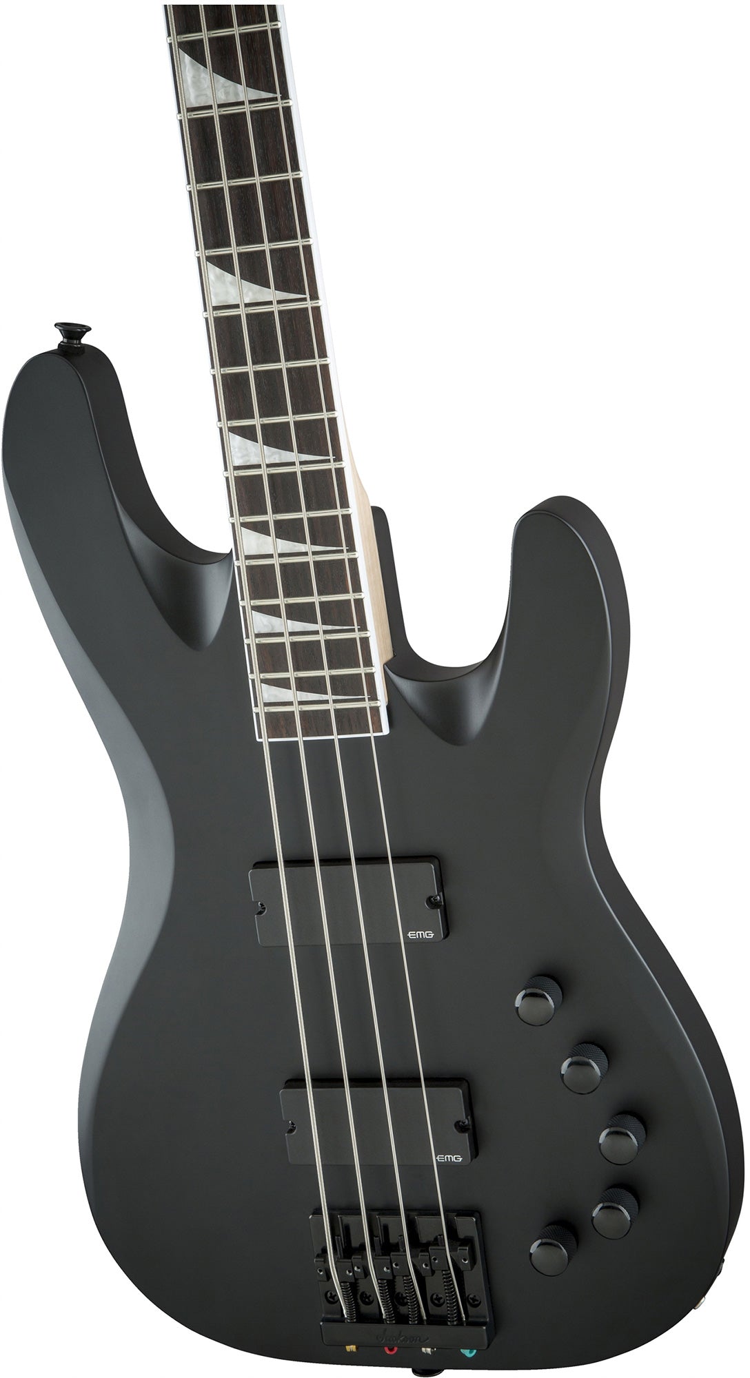Jackson David Ellefson Concert Bass CBX IV Bass Guitar - Satin Black w/ Instrument Cable