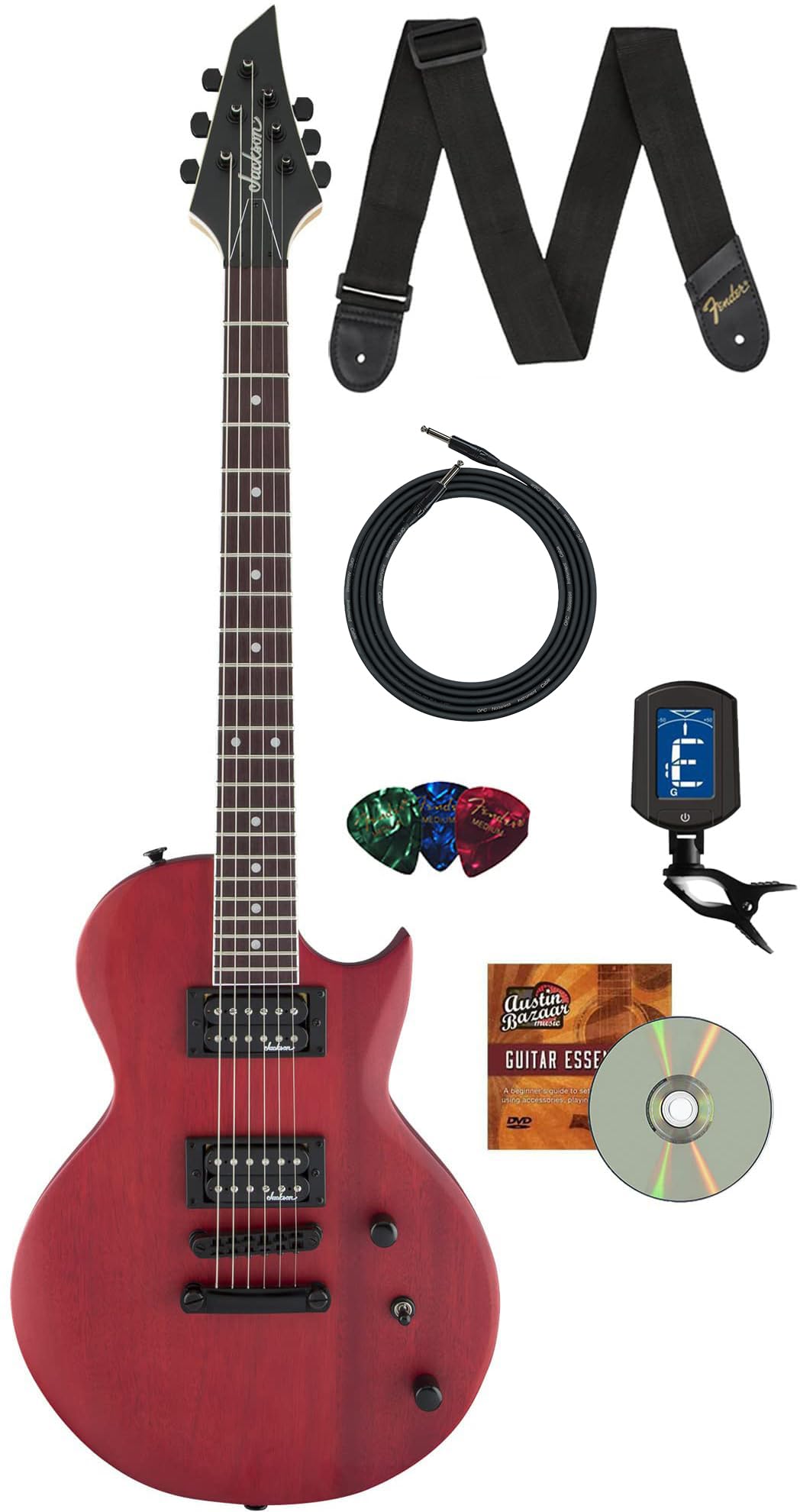 Jackson JS Series Monarkh SC JS22 Electric Guitar - Red Stain w