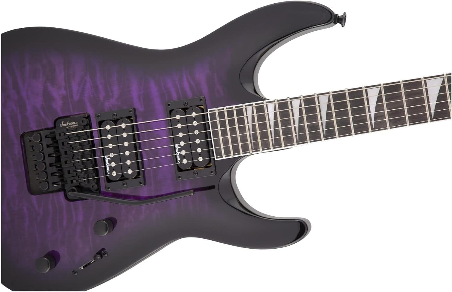 Jackson Dinky Arch Top JS32Q DKA - Transparent Purple Burst