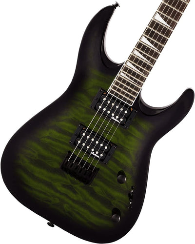 Jackson JS Series Dinky Arch Top JS32Q DKA HT Electric Guitar - Transparent Green Burst