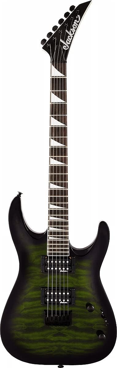 Jackson JS Series Dinky Arch Top JS32Q DKA HT Electric Guitar - Transparent Green Burst