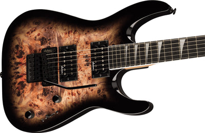 Jackson Dinky Arch Top JS32 DKA Electric Guitar - Transparent Black Burst w/ Instrument Cable