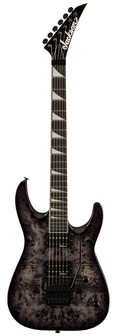 Jackson Dinky JS32 DKAP Electric Guitar - Transparent Black w/ Instrument Cable