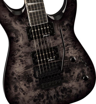 Jackson Dinky JS32 DKAP Electric Guitar - Transparent Black w/ Instrument Cable
