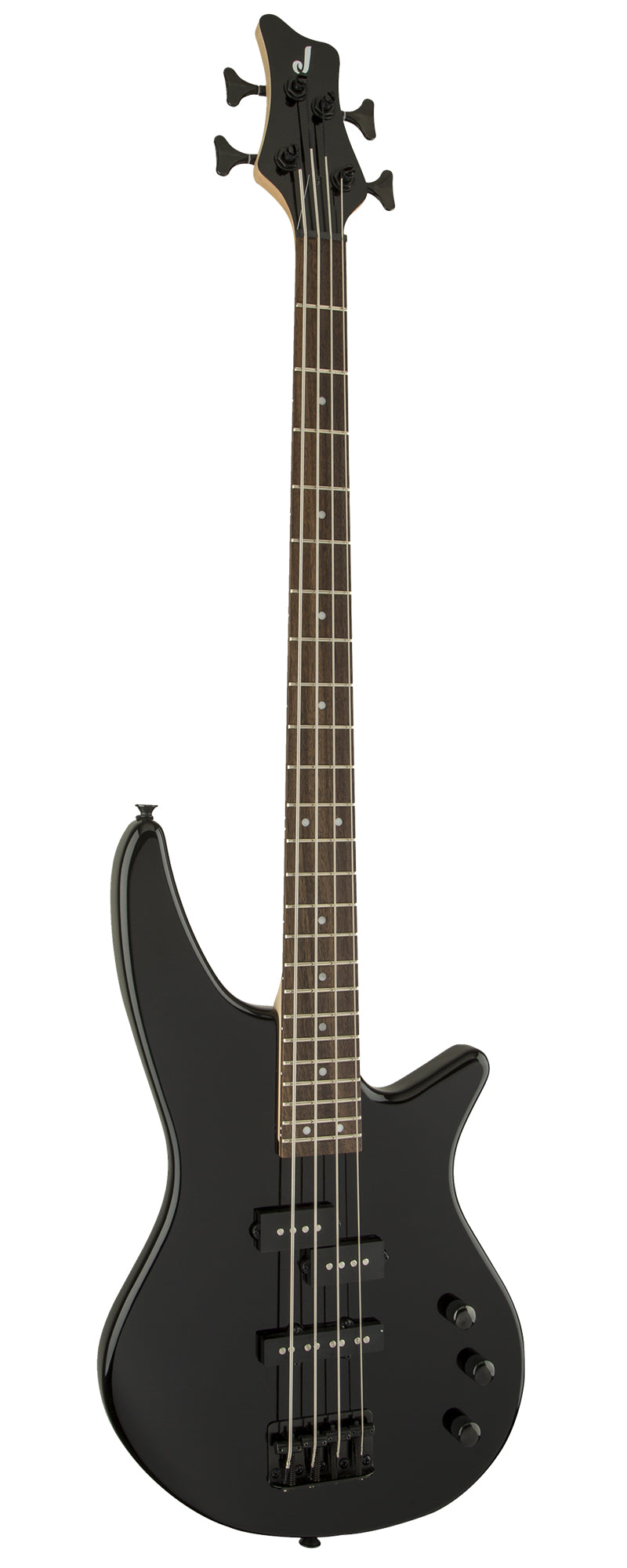 Jackson JS Series Spectra Bass JS2 Bass Guitar - Gloss Black w/ Instrument Cable