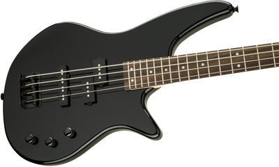 Jackson JS Series Spectra Bass JS2 Bass Guitar - Gloss Black w/ Instrument Cable