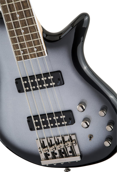 Jackson JS Series 5-String Spectra Bass JS3V Bass Guitar - Silverburst
