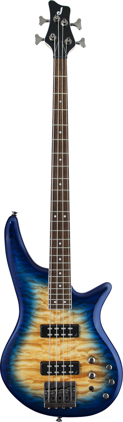 Jackson JS Series Spectra Bass JS3Q - Amber Blue Burst