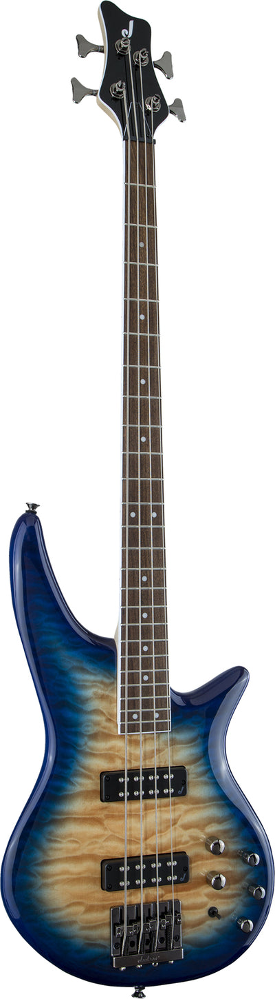 Jackson JS Series Spectra Bass JS3Q - Amber Blue Burst