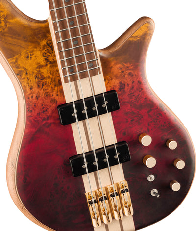 Jackson Pro Series Spectra Bass SBP IV Bass Guitar - Firestorm Fade w/ Instrument Cable